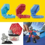 Play-Doh Star Wars: The Mandalorian Launching Speeder Playset, Bendy Grogu & 4 Inch Mando Action Figures, Imagination Toys for 4 Year Old Boys & Girls & Up