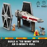 LEGO Star Wars TIE Fighter & X-Wing Mash-Up Building Set - Star Wars Toys for Boys & Girls, Ages 9+ - Imaginative, Creative Play - Use for Display or Pretend Play - Gift for Fan's Birthday - 75393