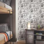 Star Wars Blueprint Blue Peel & Stick Wallpaper by RoomMates, RMK11036WP