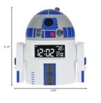 Paladone R2D2 Alarm Clock - Perfect Decor for Star Wars Fans - USB Cable Included - 13 cm (5") Tall