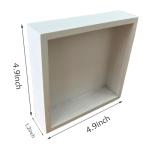 QTGTIR Bathroom Decor Sign - Use the Force, Box Sign Tabletop Decor, Funny Toilet Humour, Wood Sign, White Box Rustic Farmhouse Decor for Home Office