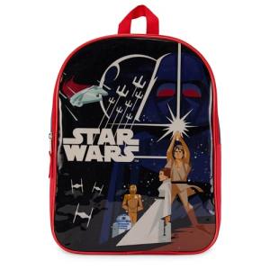 STAR WARS Toddler Boy Backpack - 15" Padded Straps & Zip Compartment - Lightweight & Durable Polyester - Preschool & Kindergarten Backpack for Boys