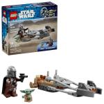 LEGO Star Wars The Mandalorian & Grogu’s Speeder Bike Building Toy for Boys & Girls - Pretend Play Space Vehicle W/2 Star Wars Character Figures for Kids, Ages 6+ - Gift Idea for Birthdays - 75436