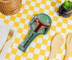 Star Wars Boba Fett Sculpted Ceramic Spoon Rest Holder | Kitchen Organizer For Utensils To Keep Countertop Clean