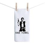 ZJXHPO Movie Inspired Han Towel - Waffle Absorbent Kitchen Decor Housewarming Gift