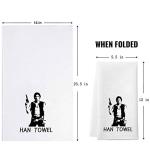 ZJXHPO Movie Inspired Han Towel - Waffle Absorbent Kitchen Decor Housewarming Gift