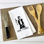 ZJXHPO Movie Inspired Han Towel - Waffle Absorbent Kitchen Decor Housewarming Gift