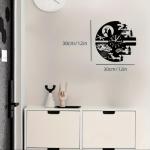 Decorative Vinyl Wall Clock with 12 Inches，Science Fiction Film Themed Clocks, Vinyl Records Wall Clock, LED Light Wall Decor, Unique Birthday Gifts for Men,Kids