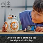 LEGO Star Wars BB-8 Astromech Droid Building Toy for Boys & Girls - Play & Display Building Kit W/Spinning Head Action & Burner Arm for Kids & Fans, Ages 10+ - Gift Idea for Birthdays - 75452