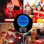 3D Star Wars Lamp -3 Patterns Night Light with Timing Remote Control and 16 Color Changing Decor lamp, Star Wars Toys Birthday and Christmas Gifts for Boys Men Kids Fans