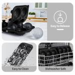 NICITY Death Star Ice Cube Mold with Millennium Falcon Bottle Opener,6-Cavity 3D Star War Ice Cube Tray for Whiskey, Cocktails, Bourbon.Funny Whiskey Gifts for Men