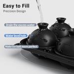 NICITY Death Star Ice Cube Mold with Millennium Falcon Bottle Opener,6-Cavity 3D Star War Ice Cube Tray for Whiskey, Cocktails, Bourbon.Funny Whiskey Gifts for Men