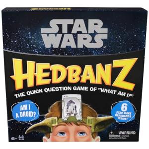 Spin Master Games, Star Wars Hedbanz, Hilarious Picture Guessing Board Game Featuring Classic & Modern Characters, Star Wars Trivia, Valentine's Day Gifts for Couples, 2-6 Players, for Ages 6 & Up