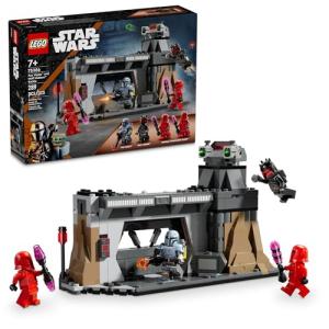 LEGO Star Wars: The Mandalorian Paz Vizsla and Moff Gideon Battle, Fun Building Set for Kids, Collectible Star Wars Toy with 4 Minifigures, Birthday Gift for 7 Year Old Boys and Girls, 75386