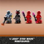 LEGO Star Wars: The Mandalorian Paz Vizsla and Moff Gideon Battle, Fun Building Set for Kids, Collectible Star Wars Toy with 4 Minifigures, Birthday Gift for 7 Year Old Boys and Girls, 75386