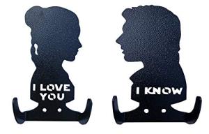 HeavenlyKraft I Love You I Know Decor Steel Wall Coat Hooks Wall Hooks