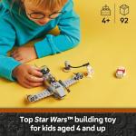 LEGO Star Wars: The Mandalorian Mando and Grogu's N-1 Starfighter Toddler Building Set - Star Wars Baby Yoda Toy for Kids, Boys & Girls, Ages 4+ - Educational Preschool Toy Gift for Birthdays - 75410