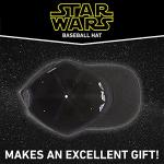 STAR WARS Dad Hat, Darth Vader, R2-D2 and Stormtrooper Cotton Adult Baseball Cap with Curved Brim, Black, One Size