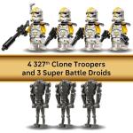 LEGO Star Wars 327th Star Corps Clone Troopers Battle Pack Building Toy - Pretend Play Set for Boys & Girls, Ages 7+ - Collectible Model Kit & Kids Room Decor - Gift Idea for Birthdays - 75431