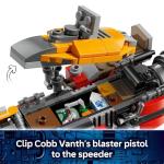 LEGO Star Wars Cobb Vanth’s Speeder Building Toy for Boys & Girls - Pretend Play Space Vehicle for Kids & Fans, Ages 7+ - Includes Cobb Vanth & Cad Bane Minifigures - Gift Idea for Birthdays - 75437