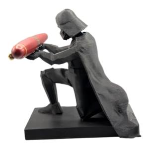 PrintUSA Darth Vadar Pen Holder Desk Office Decor Cool Nerdy Fun Accessories Funny Gadget Great Gift Idea for Father's Day Christmas Stocking Stuffer Birthday or Teacher Appreciation