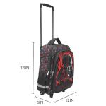 Bioworld Star Wars Darth Vader 16" Rolling Travel Backpack