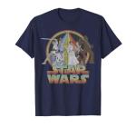 Star Wars Rainbow Group Shot Vintage Poster T-Shirt