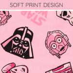 STAR WARS Toddler Girls French Terry Skater Dress Pink 2T