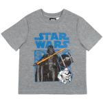 STAR WARS Boys 3 Piece Short Set Short Sleeve Shirt Tank Top Shirt and Shorts 3 Pack Bundle Set for Kids and Toddlers (Blue and Grey Size 5/6)