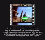 FILMCELLS Star Wars: Through The Ages Episodes 1-6 20" x 11" Framed Deluxe Wall Art with 35mm Film from Each Movie - Officially Licensed Collectible with Certificate of Authenticity