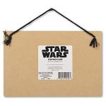 Disney Star Wars Yoda and R2-D2 Hanging Wood Measuring Sign - Measure You Must for Kitchen or Dining Room