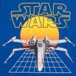 STAR WARS Boys 3 Piece Short Set Short Sleeve Shirt Tank Top Shirt and Shorts 3 Pack Bundle Set for Kids and Toddlers (Blue and Grey Size 5/6)