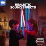 TOY Life 2 Pack Dark Saber Light a Saber for Kids Light up Sword LED Lightsavers Inquisitor Light Up Swords for Kids Sable de Luz Sound Retractable Attachable