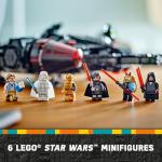 LEGO Star Wars The Dark Falcon Buildable Starship, Star Wars Toy Vehicle Set for Boys and Girls, Collectible Millenium Falcon Toy with 6 Minifigures, Birthday Gift for Kids or Any Fan, 75389