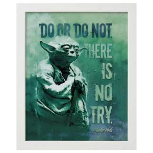 Do or Do Not Motivational Wall Art Print – Inspirational Sci-Fi Inspired Quote Poster for Office, Dorm, or Living Room – Fantasy Wisdom Décor for Daily Inspiration – 8x10 Unframed