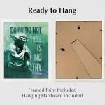 Do or Do Not Motivational Wall Art Print – Inspirational Sci-Fi Inspired Quote Poster for Office, Dorm, or Living Room – Fantasy Wisdom Décor for Daily Inspiration – 8x10 Unframed