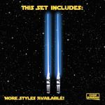 ChopSabers Lightsaber Led Light Up Chopsticks (1 Pair, Blue)