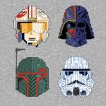 Star Wars Little Boys Helmets T Shirt, Grey, 5T