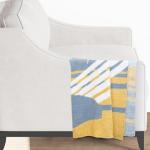 Star Wars Feather Knit Fluffy Throw Blanket - Death Star and Millennium Falcon Fuzzy Blanket Measures 50 x 60 inch, Super Soft Lightweight Bedding