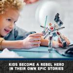 LEGO Star Wars Luke Skywalker X-Wing Mech, Buildable Star Wars Action Figure with Luke Skywalker Toy, Collectible Building Set for Kids, Creative Gift for Boys and Girls Ages 6 and Up, 75390
