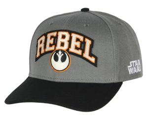 Star Wars Adult Rebel Alliance Embroidered Precurve Snapback Hat for Men and Women