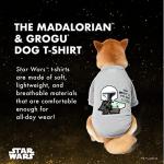 STAR WARS The Mandalorian Dog T-Shirt, Extra Small (XS) | The Mandalorian & Grogu Tee Shirt for Dogs