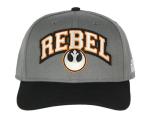 Star Wars Adult Rebel Alliance Embroidered Precurve Snapback Hat for Men and Women