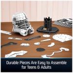 4D Build, Star Wars Stormtrooper Helmet 3D Model Kit with Stand, Star Wars Collectibles & Desk Décor, Adult Puzzles, Building Toys, 121 Pieces, 3D Puzzles, Gift Ideas for Ages 12 & Up
