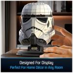 4D Build, Star Wars Stormtrooper Helmet 3D Model Kit with Stand, Star Wars Collectibles & Desk Décor, Adult Puzzles, Building Toys, 121 Pieces, 3D Puzzles, Gift Ideas for Ages 12 & Up