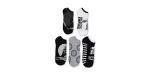 STAR WARS Star Wars Men's 5 Pack No Show Socks, Black, 10-13 (680988)