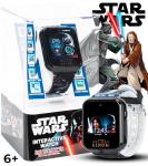 Star Wars Kids Smartwatch with OBI-Wan Kenobi Design, 10 Clock Faces, Selfie Camera, Voice and Video Recorder, Step Counter, Calculator, Alarm, Fun Games, and 3 Wallpapers – Fits Wrists 5.5"-8.0"