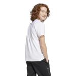 Adidas Unisex-Kids Adidas x Star Wars Mandalorian Graphic Sportswear T-Shirt, White/Cyber Metallic, Large