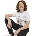 Adidas Unisex-Kids Adidas x Star Wars Mandalorian Graphic Sportswear T-Shirt, White/Cyber Metallic, Large