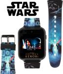 Star Wars Kids Smartwatch with OBI-Wan Kenobi Design, 10 Clock Faces, Selfie Camera, Voice and Video Recorder, Step Counter, Calculator, Alarm, Fun Games, and 3 Wallpapers – Fits Wrists 5.5"-8.0"